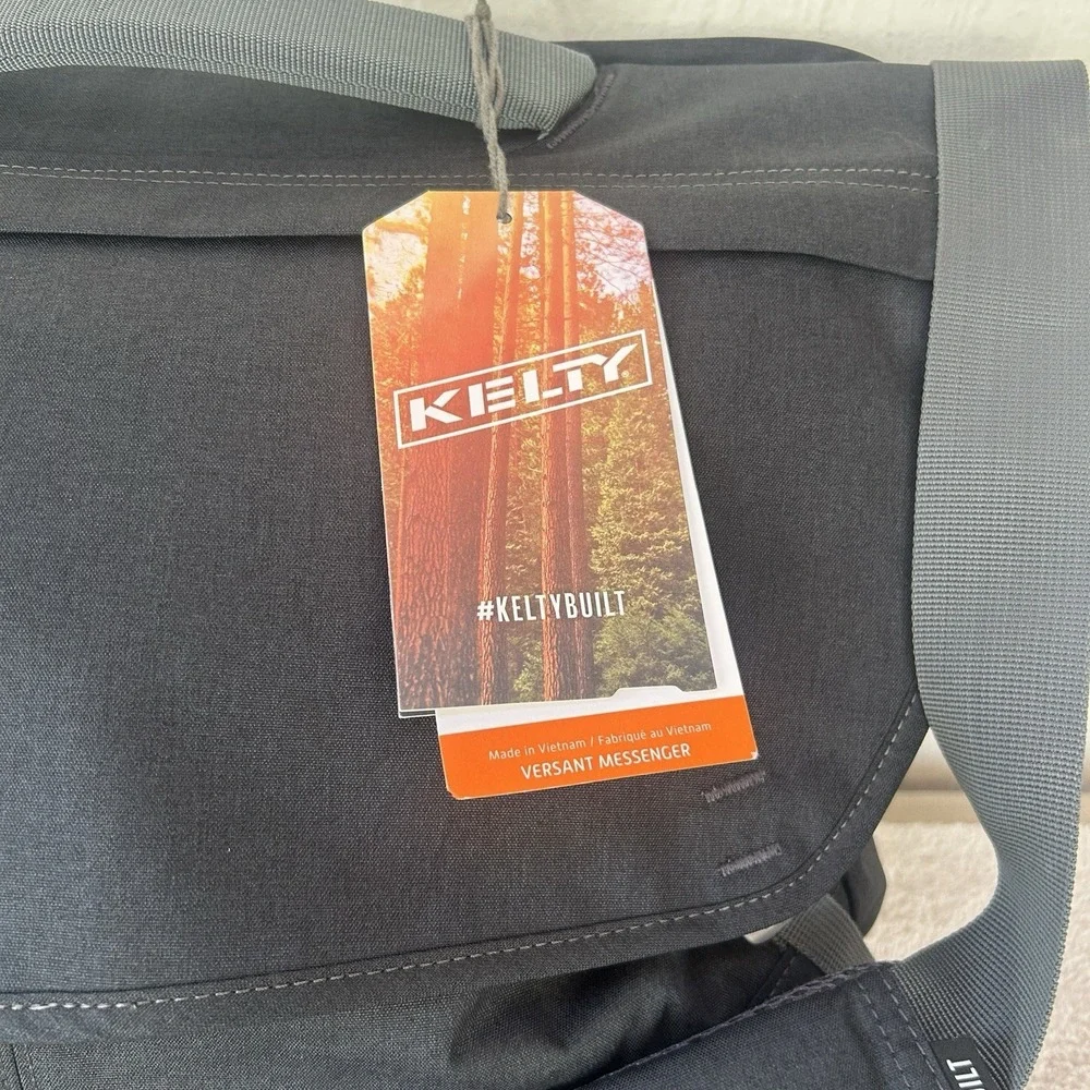 Kelty Versant Crossbody Messenger Bag Gray Padded New With tags!
